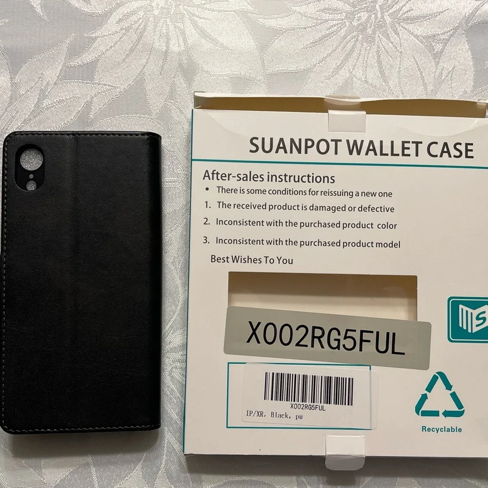 Suanpot Style Wallet Case Black